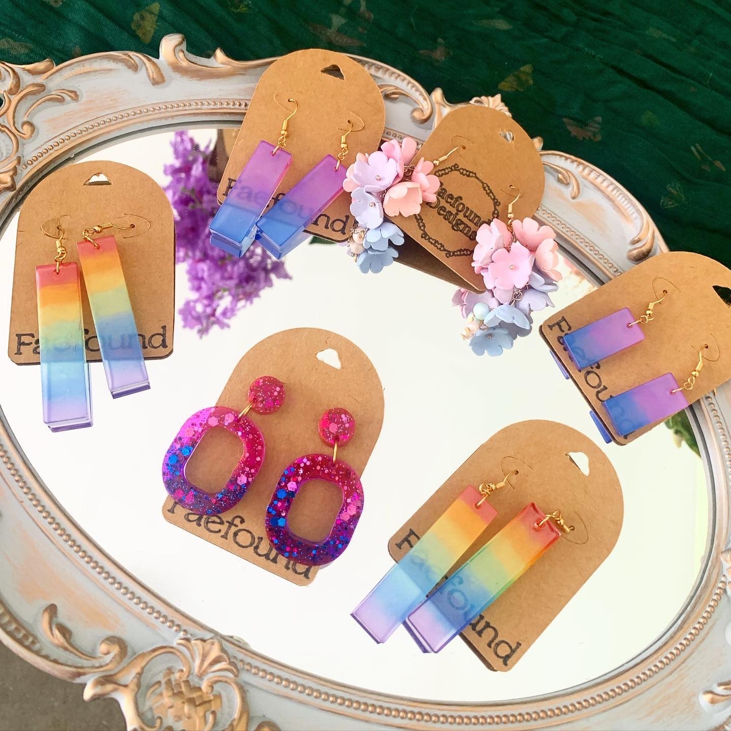 Rainbow Pride Flag Earrings